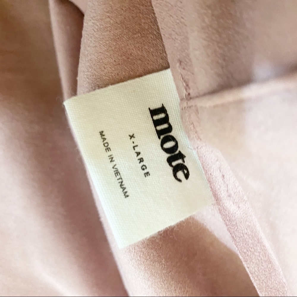 NWT Mote Dusty Blush Zip Up Super Soft Jacket - Picture 7 of 9